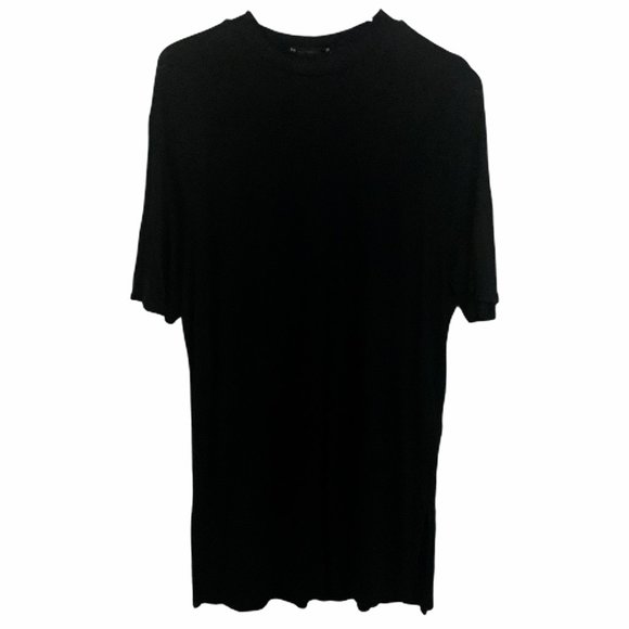 Zara Tops - Zara Black High Neck Tunic Top Blouse L